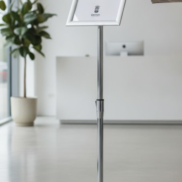 ▷ ATRIL DURABLE DE PIE CON MARCO EXPOSITOR DE ALUMINIO A4 | Taine - Imagen 2