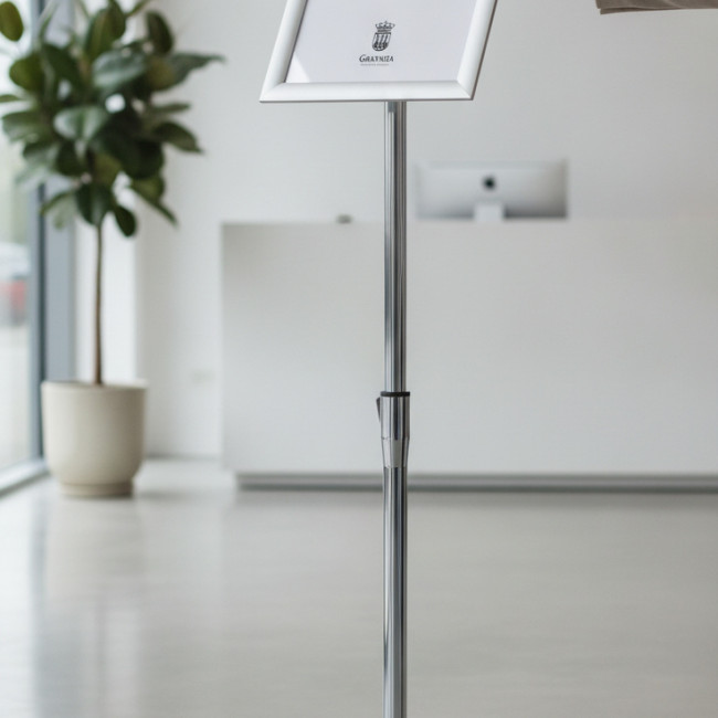 ▷ ATRIL DURABLE DE PIE CON MARCO EXPOSITOR DE ALUMINIO A4 | Taine - Imagen 2