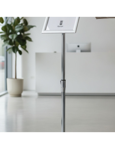 ▷ ATRIL DURABLE DE PIE CON MARCO EXPOSITOR DE ALUMINIO A4 | Taine - Imagen 2