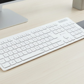 ▷ TECLADO+RATON SUBBLIM BUSINESS SLIM SILENCIOSO INALÁMBRICO BLANCO | Taine - Imagen 2