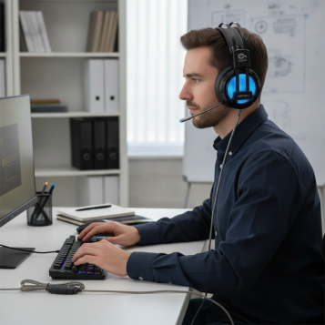 ▷ AURICULARES TALIUS GAMING OSPREY 7.1 USB CON MICROFONO | Taine - Imagen 2