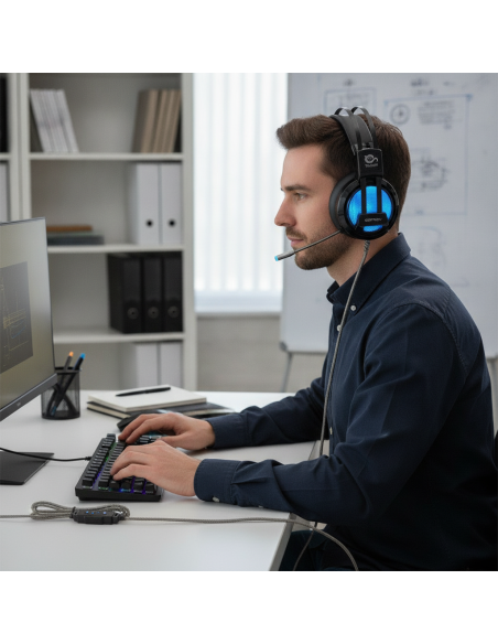 ▷ AURICULARES TALIUS GAMING OSPREY 7.1 USB CON MICROFONO | Taine - Imagen 2