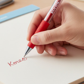 ▷ BOLÍGRAFO KORES TINTA ACEITE BG1 0,7 MM ROJO | Taine - Imagen 2