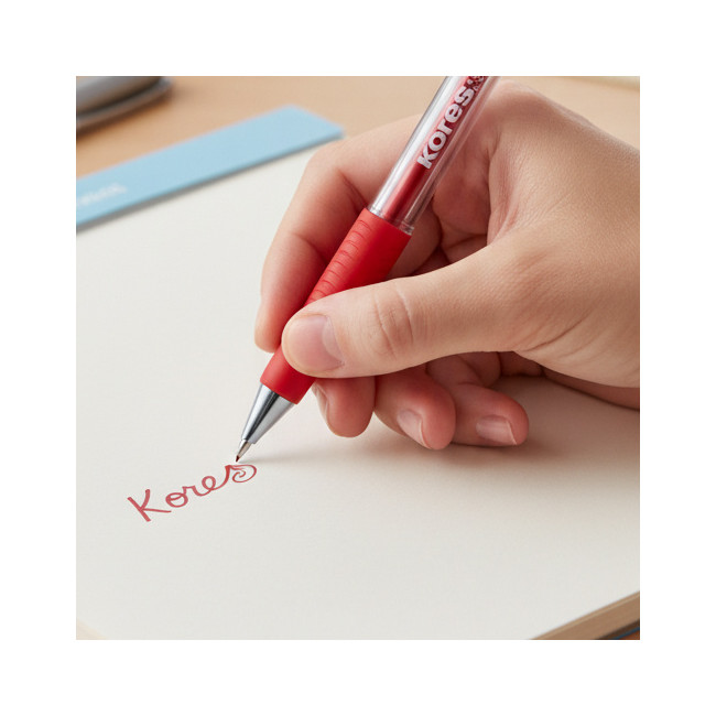 ▷ BOLÍGRAFO KORES TINTA ACEITE BG1 0,7 MM ROJO | Taine - Imagen 2