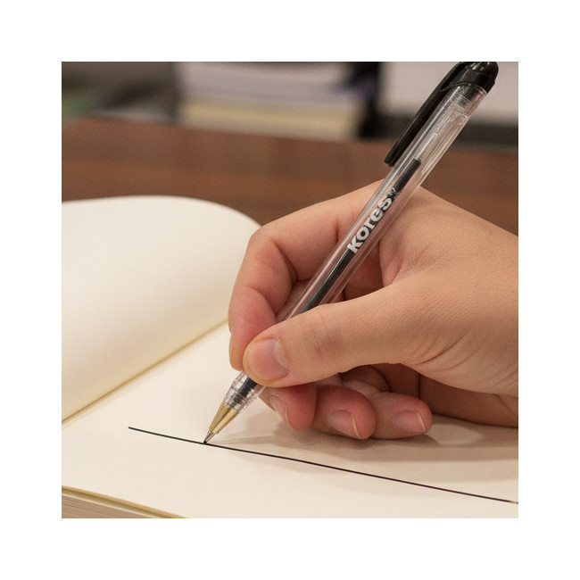 ▷ BOLÍGRAFO KORES TINTA ACEITE BA1 0,7 NEGRO | Taine - Imagen 2