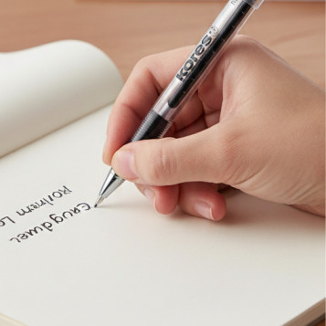 ▷ BOLÍGRAFO KORES TINTA LÍQUIDA PN1 0,5 MM NEGRO GRAFOPLAS | Taine - Imagen 2