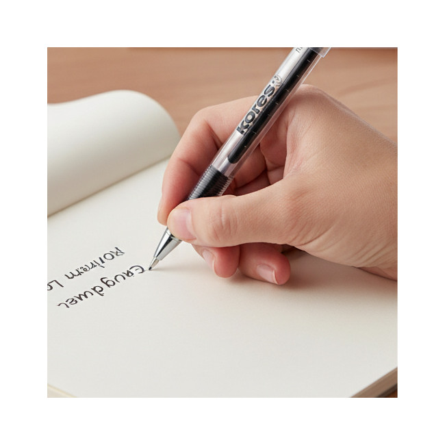 ▷ BOLÍGRAFO KORES TINTA LÍQUIDA PN1 0,5 MM NEGRO GRAFOPLAS | Taine - Imagen 2