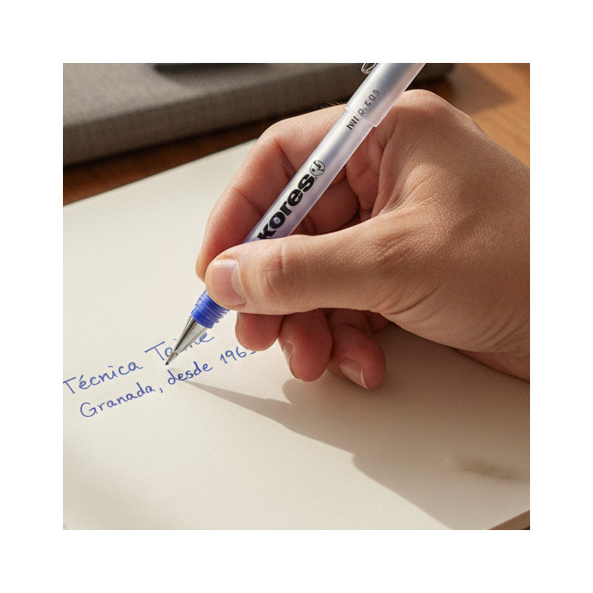 ▷ BOLÍGRAFO KORES TINTA LÍQUIDA PN1 0,5 MM AZUL GRAFOPLAS | Taine - Imagen 2