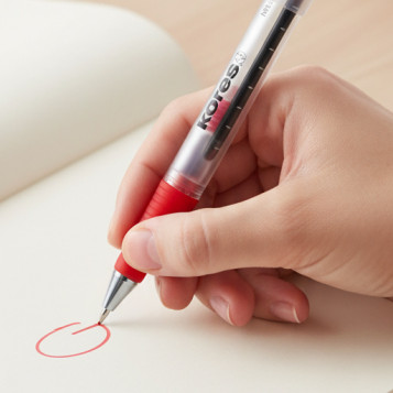 ▷ BOLÍGRAFO KORES TINTA LÍQUIDA PN1 0,5 MM ROJO GRAFOPLAS | Taine - Imagen 2