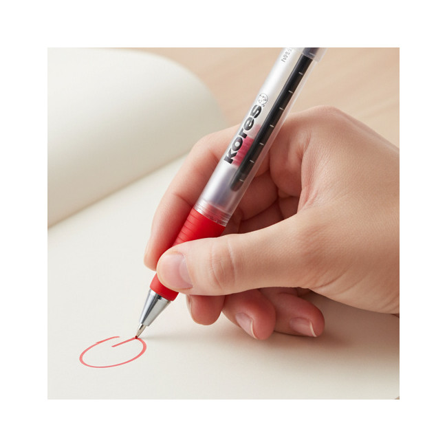 ▷ BOLÍGRAFO KORES TINTA LÍQUIDA PN1 0,5 MM ROJO GRAFOPLAS | Taine - Imagen 2
