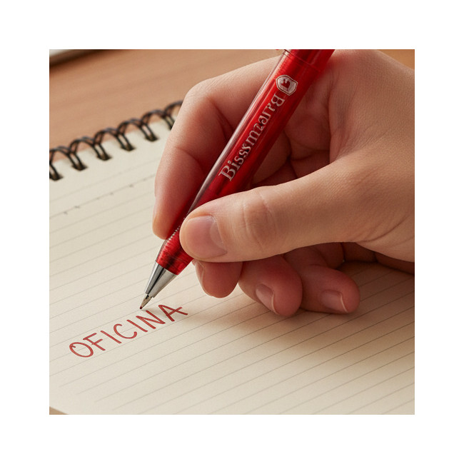 ▷ BOLIGRAFO BISMARK ROJO BORRABLE C/CAPUCHON 0.7MM | Taine - Imagen 1