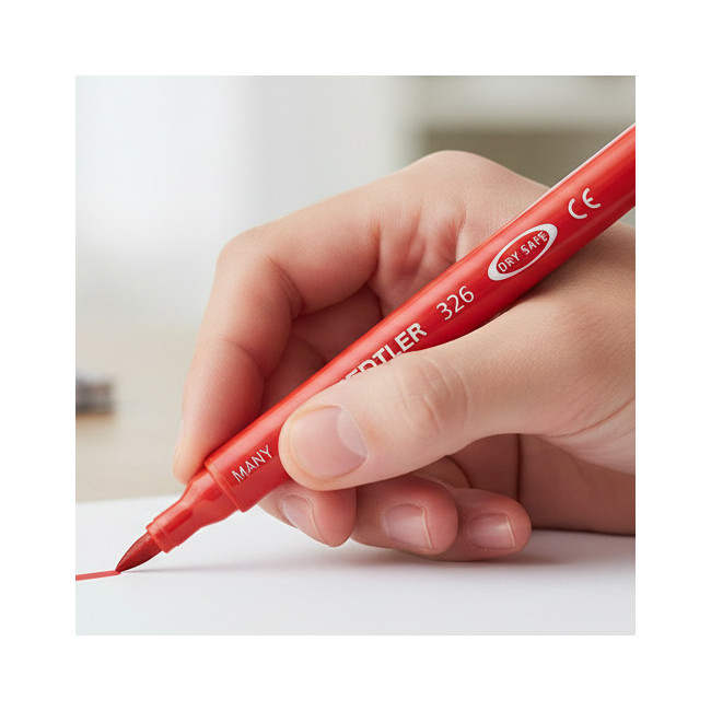 ▷ ROTULADOR STAEDTLER ROJO OFICINA 326-2 | Taine - Imagen 2