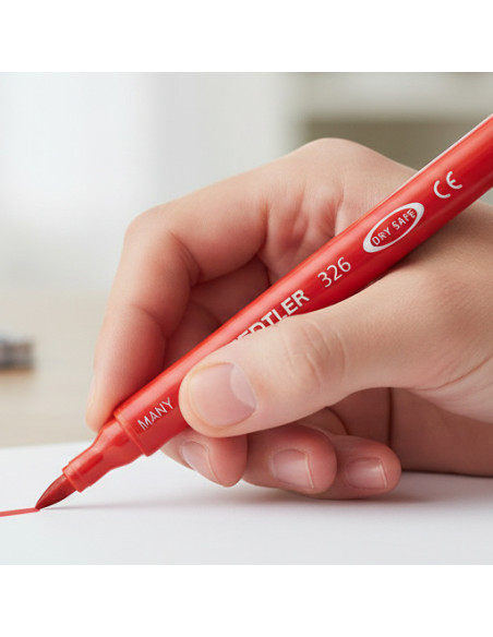 ▷ ROTULADOR STAEDTLER ROJO OFICINA 326-2 | Taine - Imagen 2