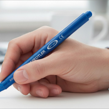 ▷ ROTULADOR STAEDTLER AZUL OFICINA 326-3 | Taine - Imagen 2