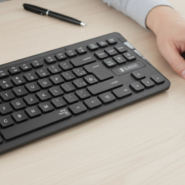 ▷ TECLADO+RATON SUBBLIM BUSINESS SLIM SILENCIOSO INALÁMBRICO NEGRO | Taine - Imagen 2