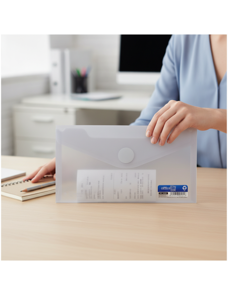 ▷ SOBRE OFFICE BOX CRISTAL V-LOCK RECIBOS CLASSIC | Taine - Imagen 1