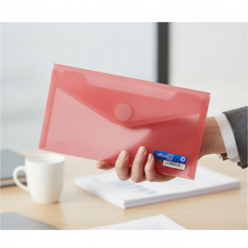 ▷ SOBRE OFFICE VOX ROJO V-LOCK RECIBO CLASSIC VELCRO | Taine - Imagen 2