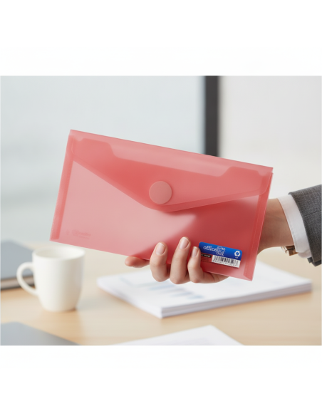 ▷ SOBRE OFFICE VOX ROJO V-LOCK RECIBO CLASSIC VELCRO | Taine - Imagen 2