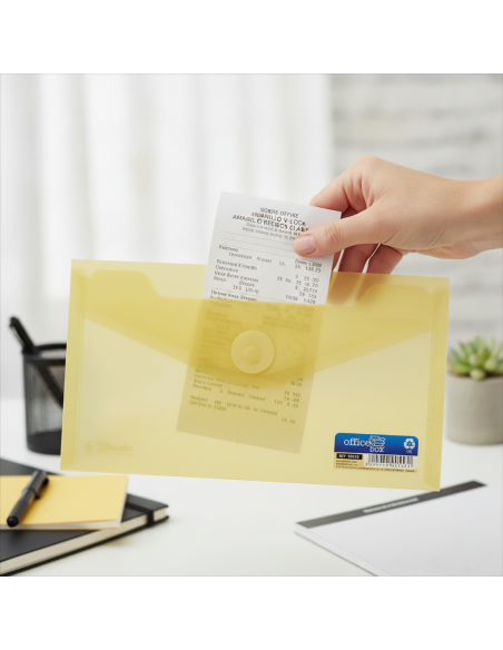 ▷ SOBRE OFFICE BOX AMARILLO V-LOCK RECIBOS CLASSIC | Taine - Imagen 2