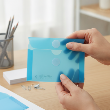 ▷ SOBRE OFFICE BOX AZUL V-LOCK TARJETA CLASSIC | Taine - Imagen 2