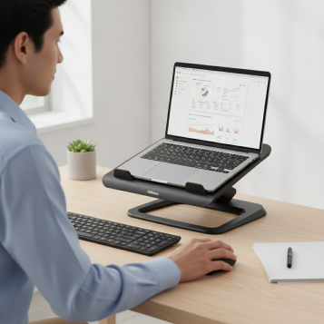 ▷ ELEVADOR FELLOWES PARA PORTÁTIL HANA LT NEGRO | Taine - Imagen 2