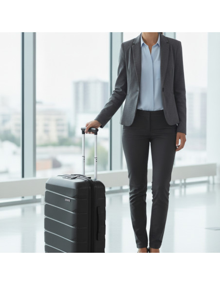 ▷ MALETA SAMSONITE AIR MOVE AMERICAN TOURISTER 66 CM NEGRA | Taine - Imagen 2