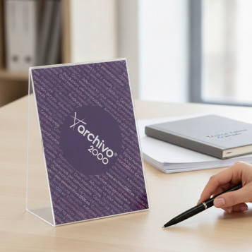 ▷ EXPOSITOR ARCHIVO 2000 A7 VERTICAL POLIESTIRENO TTE | Taine - Imagen 2