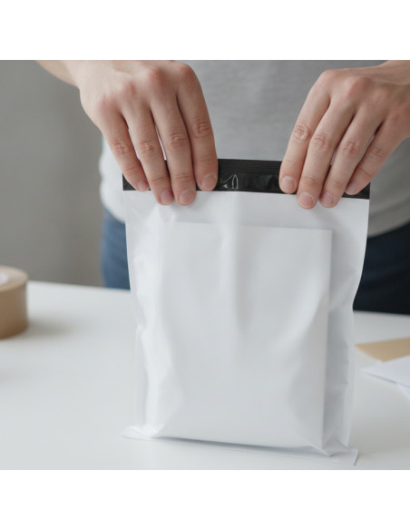 ▷ BOLSAS APLI OPACAS C CIERRE ADHESIVO P.ENVÍOS Y PAQUETERÍA 150 X 220MM 50U | Taine - Imagen 2