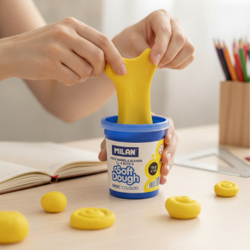 ▷ PASTA MILAN AMARILLA BLANDA SOFT DOUGH CJ. 4 BOTES 116 G | Taine - Imagen 2