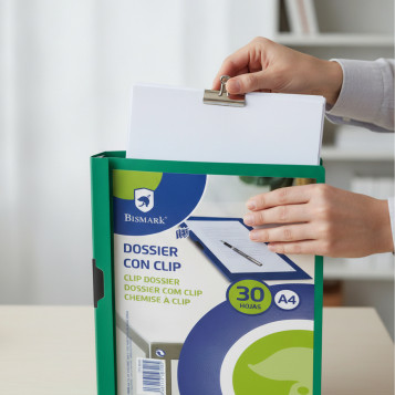 ▷ DOSSIER POESSA VERDE C/CLIP PP A4 310X225 | Taine - Imagen 2