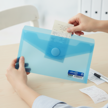 ▷ SOBRE OFFICE BOX AZUL V-LOCK RECIBOS CLASSIC | Taine - Imagen 2