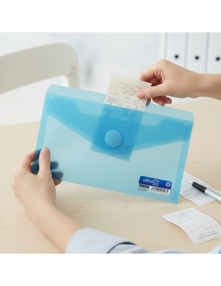 ▷ SOBRE OFFICE BOX AZUL V-LOCK RECIBOS CLASSIC | Taine - Imagen 2