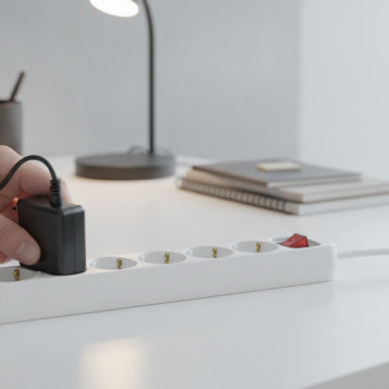 ▷ BASE MULTIPLE CEGASA 6 TOMAS 3 M CABLE | Taine - Imagen 2