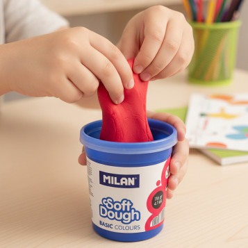 ▷ PASTA MILAN ROJO BLANDA SOFT DOUGH CJ. 4 BOTES 116 G | Taine - Imagen 2
