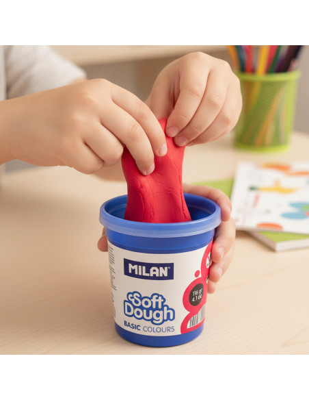 ▷ PASTA MILAN ROJO BLANDA SOFT DOUGH CJ. 4 BOTES 116 G | Taine - Imagen 2