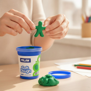 ▷ PASTA MILAN VERDE BLANDA SOFT DOUGH CJ. 4 BOTES 116 G, | Taine - Imagen 2