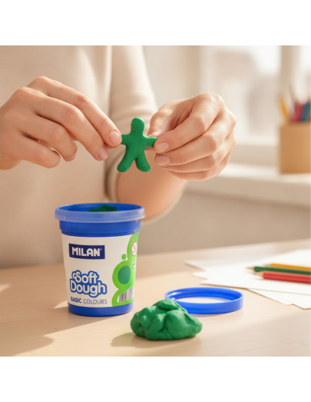 ▷ PASTA MILAN VERDE BLANDA SOFT DOUGH CJ. 4 BOTES 116 G, | Taine - Imagen 2
