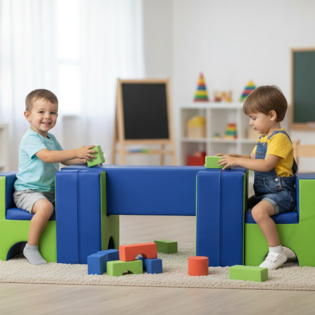 ▷ SET SOFTEE FIGURAS DE 60 CM Nº1 (2 ASIENTOS Y RECTANGULO) | Taine - Imagen 2