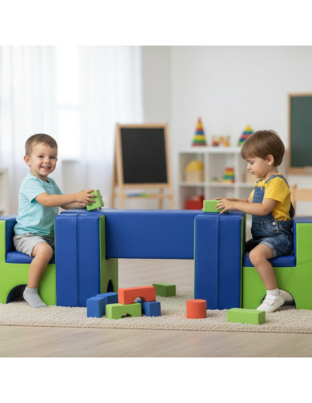▷ SET SOFTEE FIGURAS DE 60 CM Nº1 (2 ASIENTOS Y RECTANGULO) | Taine - Imagen 2