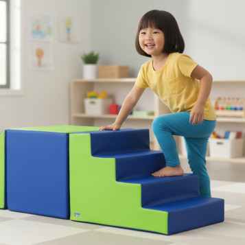 ▷ SET SOFTEE FIGURAS DE 60 CM Nº3 (ESCALERA, CUADRADO, RAMPA) | Taine - Imagen 2