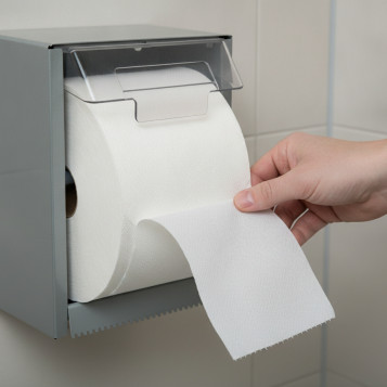 ▷ PAPEL HIGIENICO INDUSTRIAL 100% CELULOSA GOFRAZO 2 CAPAS 45x130 400 GR. | Taine - Imagen 2