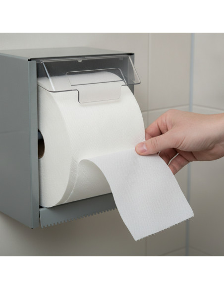 ▷ PAPEL HIGIENICO INDUSTRIAL 100% CELULOSA GOFRAZO 2 CAPAS 45x130 400 GR. | Taine - Imagen 2