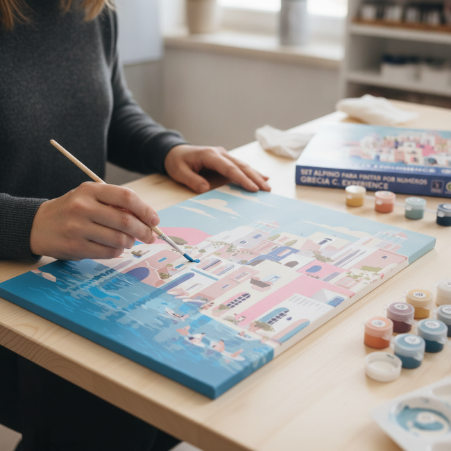 ▷ SET ALPINO PARA PINTAR POR NUMEROS GRECIA C. EXPERIENCE | Taine - Imagen 2