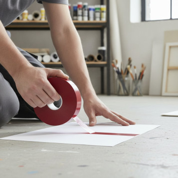 ▷ CINTA DURABLE AUTOADHESIVA DURALINE STRONG 30M X 50MM ROJA | Taine - Imagen 2