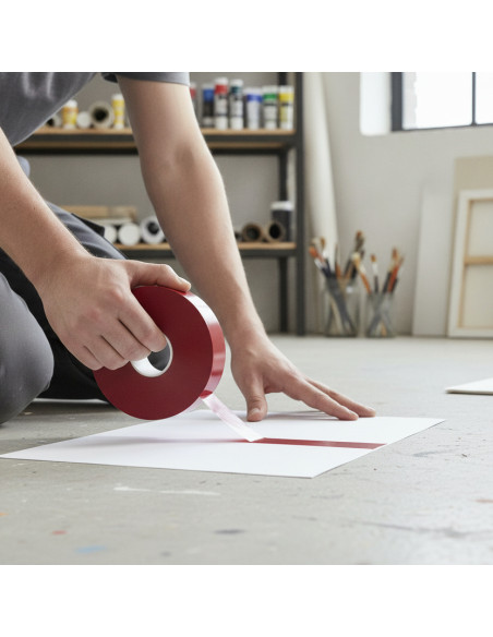 ▷ CINTA DURABLE AUTOADHESIVA DURALINE STRONG 30M X 50MM ROJA | Taine - Imagen 2