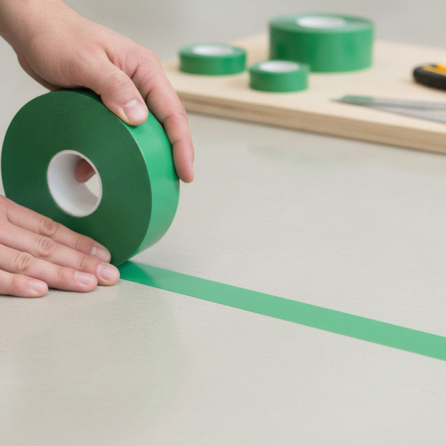 ▷ CINTA DURABLE AUTOADHESIVA DURALINE STRONG 30M X 50MM VERDE | Taine - Imagen 2