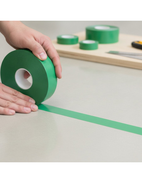 ▷ CINTA DURABLE AUTOADHESIVA DURALINE STRONG 30M X 50MM VERDE | Taine - Imagen 2