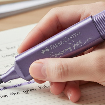 ▷ ROTULADOR FABER CASTELL VIOLETA TEXTLINER METÁLICO 46 | Taine - Imagen 2