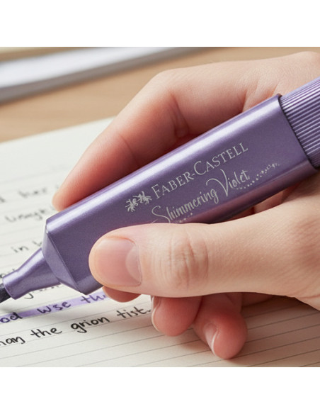 ▷ ROTULADOR FABER CASTELL VIOLETA TEXTLINER METÁLICO 46 | Taine - Imagen 2