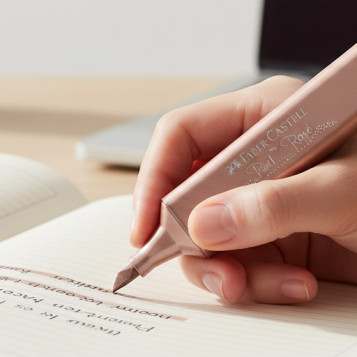 ▷ ROTULADOR FABER CASTELL ORO ROSA METALICO TEXTLINER 46 | Taine - Imagen 2
